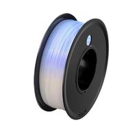 Filament PLA À Changement De Couleur Sunlight, Blanc À Bleu Rose, Filament D'imprimante 3D De 1,75 Mm, Réactif À La Lumière, Tailles De Bobine De 250 G 500 G 1 Kg(White to blue B)