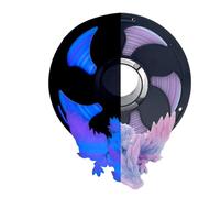 Filament PLA brillant - Finition soie, fil changeant de couleur | Bobines dégradées multicolores pour imprimantes 3D, effets d'impression décoratifs pour la série Ender CR, artistes et modélistes