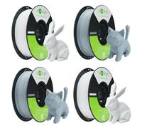 Filament PLA - CREALITY - Soleyin Ultra - 1,75 mm - Pack 1 kg (2 blancs+2 gris) - Tolérance ±0,02 mm