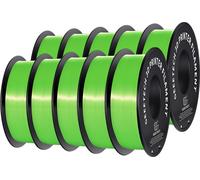 Filament PLA de soie, diamètre 1,75 mm, plage de température d'impression simple 200-230 °C, vert