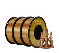 Filament PLA de soie, tricolore, scellé sous vide, F-3KG