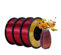 Filament PLA de soie, tricolore, scellé sous vide, H-3KG