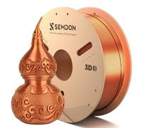 Filament PLA en cuivre de soie de 1,75 mm, brillance métallique, faible déformation et refroidissement rapide, précision ± 0,02 mm, Ender 3/V2/Pro/S1, Cosplay, bijoux | Bobine de 1 kg