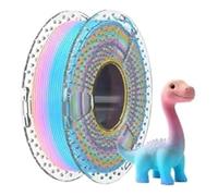 Filament PLA en soie 250g + 1.75mm multicolore soyeux brillant Plus imprimante 3D Bundle série arc-en-ciel(Silk 250 Rainbow4)