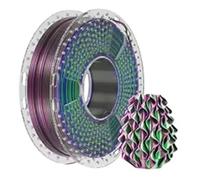 Filament PLA en soie 250g + 1.75mm multicolore soyeux brillant Plus imprimante 3D Bundle série arc-en-ciel(Silk PLA 250 goldred)