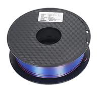 Filament PLA en soie tricolore 1,75 mm, filament d’imprimante 3D écologique, mélange de trois couleurs de PLA pour des impressions lisses et brillantes, compatible avec la plupart