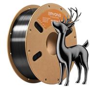 Filament PLA ERYONE Ultra Silk pour imprimante 3D, 1,75 mm +/-0,03 mm, 1 kg/bobine, noir