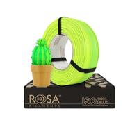 Filament PLA Magic Silk Rose 1,75 mm pour imprimante 3D | Matériaux d'impression légèrement brillants et biodégradables PLA pour imprimante 3D | Matériau d'impression 3D | Recharge Mojito Néon 1 kg