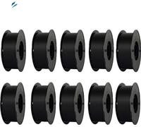 Filament PLA mat, faible brillance, large compatibilité, 10KG noir