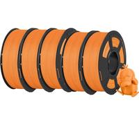 Filament PLA Matte, 1,75 mm de diamètre, matériau écologique ,MATTE Orange 5rouleaux