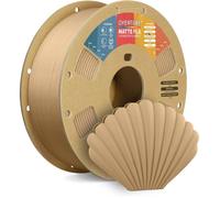 Filament PLA Matte OVERTURE 1,75 mm, marron clair, 1 kg - haute précision ±0,02 mm pour imprimantes 3D FDM