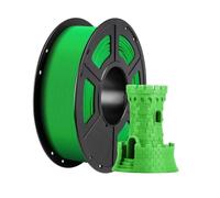 Filament PLA multicolore for imprimante 3D, 1,75 mm, 1 kg/rouleau, consommables en caoutchouc plastique for imprimante 3D FDM Kobra(1KG green)