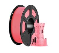 Filament PLA multicolore for imprimante 3D, 1,75 mm, 1 kg/rouleau, consommables en caoutchouc plastique for imprimante 3D FDM Kobra(1KG pink)