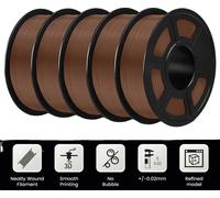 Filament PLA PLUS, Tolérance précise ±0,02 mm, Température d'impression optimale 205-215℃ ,PLA PLUS Chocolat
