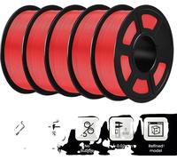 Filament PLA PLUS, Tolérance précise ±0,02 mm, Température d'impression optimale 205-215℃ ,PLA PLUS rouge cerise