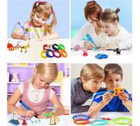 filament PLA pour stylo 3D, 20 couleurs, chaque couleur 5 mètres, 100 mètres au total, 1.75 mm, 3D Pen Refill Random , Filament PLA pour stylo 3D, 20 couleurs aléatoires