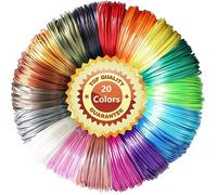 Filament PLA pour stylo 3D - DOK - 1.75mm - 20 couleurs - 5m par rouleau - Température 190-230°C - Biodégradable