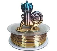 Filament Pla Rainbow Arc - En - Ciel Soie 1.75Mm Filament D'Imprimante 3D 1Kg 2.2Lbs Bobine Matériel D'Impression 3D Brillant Métal Lisse Or Argent Bronze Pla Filament[PLA9184307]