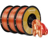 Filament PLA soie double couleur, 1,75 mm de diamètre, 3 kg de poids par paquet, 3 kg de couleur a