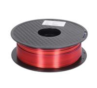 Filament PLA souple de 1,75 mm, or, bleu, rouge, enroulé avec soin, pour imprimante 3D.