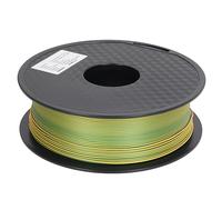Filament PLA trois couleurs or, vert et violet, filament PLA soie à triple couleur pour imprimante 3D, consommable d’impression 3D lisse et écologique, diamètre 1,75 mm, pour la