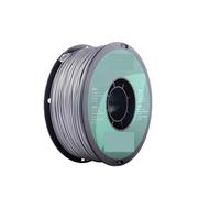 Filament pour imprimante 3D, Filament d'imprimante 3D 1.75mm 1KG ABS + d'impression en plastique, matériel de bobine 2. LBS for imprimante(Silver)