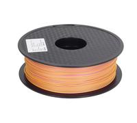 Filament pour imprimante 3D, filament PLA bicolore, extrusion or et violet de qualité supérieure pour une impression 3D haute définition, bobine de 1,75 mm et 1 kg.