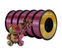 filament pour imprimante 3D, finition soie, option trois couleurs, or vert rose rouge