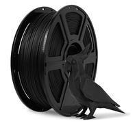 Filament pour imprimante 3D FLASHFORGE PETG CF 1,75 mm 1kg, résistant à la chaleur, haute résistance et rigidité, conçu pour les modèles complexes et les pièces fonctionnelles (noir)