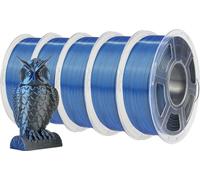 Filament pour imprimante 3D JAYO Rainbow, deux options de couleur, diamètre 1,75 mm ,SILK Noir Bleu