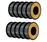 filament pour imprimante 3D, options de mélange de couleurs, plastique PETG de haute qualité, 10kg gris PETG