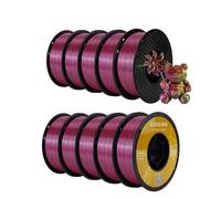 filament pour imprimante 3D, soie tricolore, bobine sans bulles, 10KG couleur D