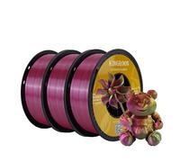 filament pour imprimante 3D, soie tricolore, bobine sans bulles, cuivre-vert-rouge