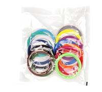 Filament pour stylo d'impression 3D 147,6 ft / 45 m, PLA, 15 couleurs, diamètre 1,75 mm, mise en forme rapide, point de fusion stable, tenue de forme, usage sûr