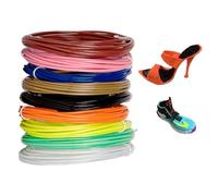 Filament pour stylo d'impression 3D, 3 m de filament de 1,75 mm, recharges d'impression 3D pour stylo, filament de stylo à ajustement précis, filament de stylo de 1,75 mm pour créativité, recharges de