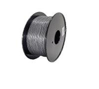 Filament TPU élastique 85A for imprimante 3D, 1,75 mm, 1 kg - Matériau souple et flexible for semelles de chaussures, vêtements et prototypes (options multicolores)(Silver)