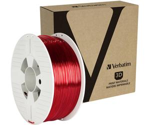 Filament Verbatim 55062 PETG 2.85 mm 1 kg rouge (transparent) 1 pc(s)