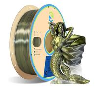 Filamento PLA in seta YOUSU per stampante 3D Precisione dimensionale dei filamenti a doppio colore da 1,75 mm +/- 0,03 mm Bobina di materiale per stampa 3D Buona adesione per la maggior parte delle