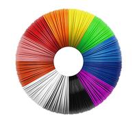 Filapen® Filament PCL 3D 1,75 mm - Lot de 100 mètres - 15 couleurs différentes - Biodégradables - Inodore - Filament PCL 3D pour stylo à basse température