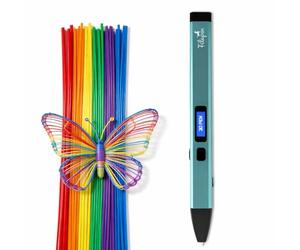 Filapen Stylo d'impression 3D de qualité supérieure avec 10 filaments et étui, stylos 3D pour Enfants et Adultes, avec modèles, kit de Stylo 3D pour débutants et Professionnels, kit de Bricolage avec
