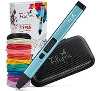 Filapen Stylo d'impression 3D de qualité supérieure avec USB-C avec 10 filaments et étui, stylos 3D pour enfants et adultes, avec modèles, kit de stylo 3D pour débutants et professionnels, kit de