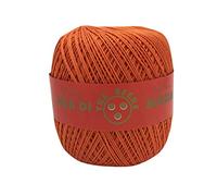 filati italiani Coton Fil d'Écosse 100g Titre 5-8 - 12-16 (Orange - 307, 5)