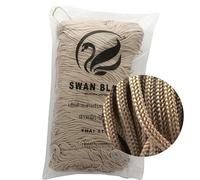 filati italiani longes Swan Black, 500g et assortiment Accessoires pour Sacs (Beige)
