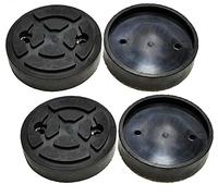 FILAVERSE - Kit de 4 Tampons/Patins en Caoutchouc pour Pont Élévateur ø120/108mm Spécifiques pour Ponts à Deux Colonnes Launch Twin Busch RP Tools | Appui Stable et Sûr