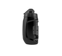 FIDLOCK Twist Single Bottle 450 ml Noir avec connecteur Twist (sans base de vélo) Porte-bouteille magnétique pour vélo avec porte-gobelet
