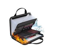 File Folder, Large Capacity A4 FireproofFile Folder with Handle, Fireproof and Waterproof File,Detachable and Portable with Colored Tabs 13 pockets (1PCS)