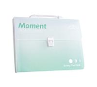 File Organizer, Accordion Folder, 12.99x9.72x1.3 Inches, Lightweight Expandable Storage Large Capacity Paper Holder, Desk Accessory for School, Business, Home and Classroom