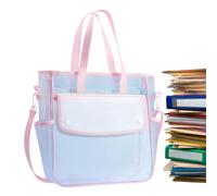 File Organizer Bag Storage, Mesh Document Compartment System, File Organizer Bag for Office Use, Large Capacity Size Fit, Easy Carry Paper Storage Tool Accessory, School Travel Classroom Work Solution