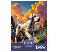 Filé Vizsla Puzzle Jigsaw 1000 Pièces Puzzles 38x26cm/1000pcs pour Adultes Et Enfants Cadeau Chien Jeu D'Intelligence Familial DIY Carton