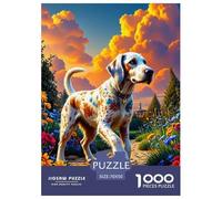 Filé Vizsla Puzzles Jigsaw 1000 Pièces Puzzles 70x50cm/1000pcs pour Adultes Et Enfants Cadeau Chien Jeu D'Intelligence Familial Bricolage Carton